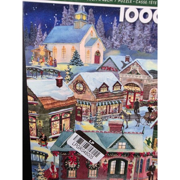 Ceaco Christmas Village 1000 Piece Puzzle With Bonus Poster - Picture 2 of 5